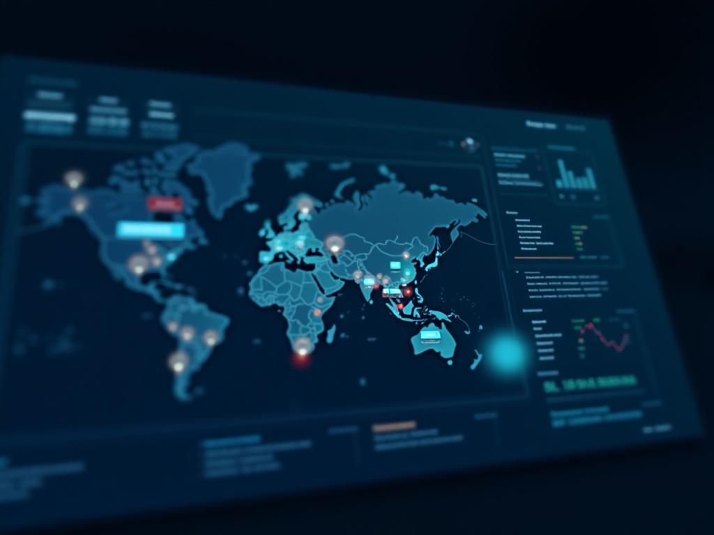IoT supply chain real-time tracking dashboard